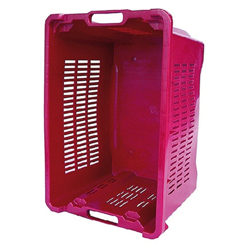 Cassetta in PVC impilabile per raccolta frutti, olive e vendemmia da 40 lt