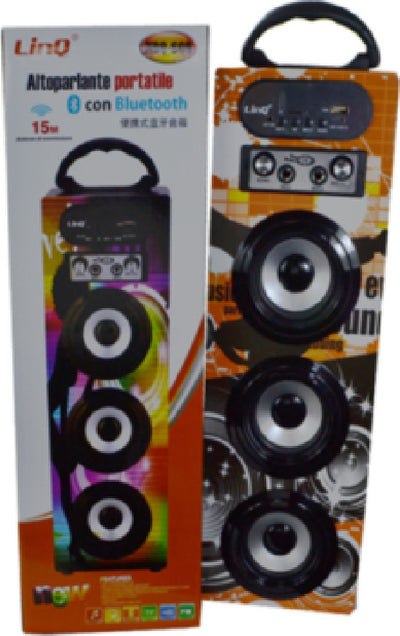 Cassa Altoparlante Portatile Kbq-608 Bluetooth Radio Usb Led Multicolor Elettronica/Audio e video portatile/Accessori/Casse portatili e Docking Station con altoparlanti/Casse portatili Bluetooth Trade Shop italia - Napoli, Commerciovirtuoso.it