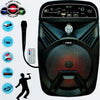 Cassa-Amplificata-Karaoke-Portatile-Con-Microfono-Radio-Dj-Bluetooth-Telecomando