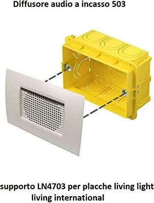 Cassa Audio Altoparlante Ad Incasso Per Scatola Cassetta 503 Filo Diffusione 25w Elettronica/Home Audio e Hi-Fi/Altoparlanti/Altoparlanti da soffitto e da parete Trade Shop italia - Napoli, Commerciovirtuoso.it