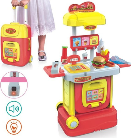 Cassa Fast Food Giocattolo Bambini Con Scanner Luci Suoni Richiudibile A Trolley Giochi e giocattoli/Giochi d'imitazione e accessori di travestimento/Negozi e accessori Trade Shop italia - Napoli, Commerciovirtuoso.it