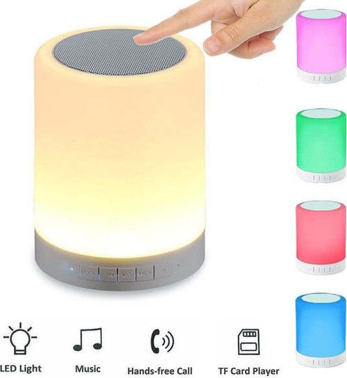 Cassa Lampada Smart Lamp Speaker Bluetooth Multicolor Timer/aux/sd Card Illuminazione/Illuminazione per interni/Illuminazione speciale/Mood Lights Trade Shop italia - Napoli, Commerciovirtuoso.it