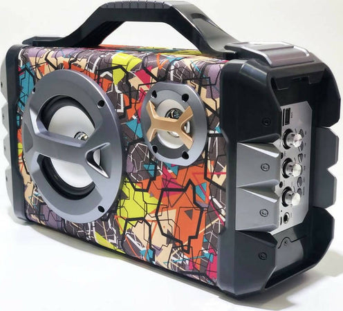Cassa portatile altoparlante wireless speaker bluetooth graffiti Strumenti Musicali/Attrezzatura per karaoke/Sistemi TradeKard - Acerra, Commerciovirtuoso.it