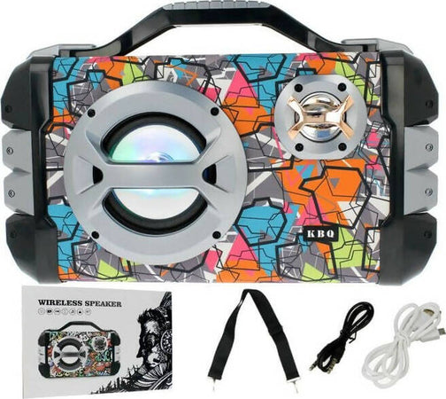 Cassa portatile altoparlante wireless speaker bluetooth graffiti Strumenti Musicali/Attrezzatura per karaoke/Sistemi TradeKard - Acerra, Commerciovirtuoso.it
