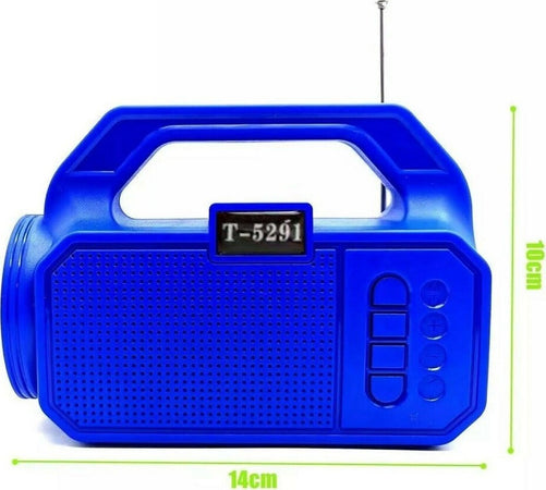 Cassa Portatile Bluetooth Radio Usb Microsd 5w Pannello Solare Torcia Led T-5291 Elettronica e telefonia > Accessori Audio e Video > Casse Portatili Trade Shop italia - Napoli, Commerciovirtuoso.it