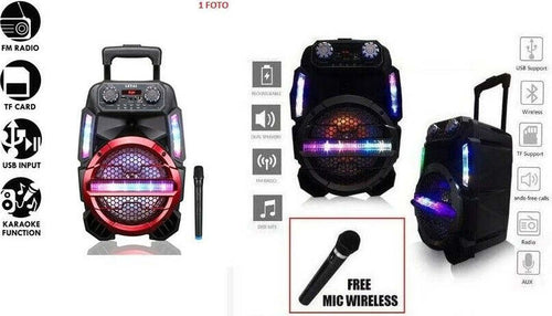 CASSA-PORTATILE-CON-RADIO-FM-USB-SD-MP3-BLUETOOTH-TABLET-SMARTPHONE-SPEAKER
