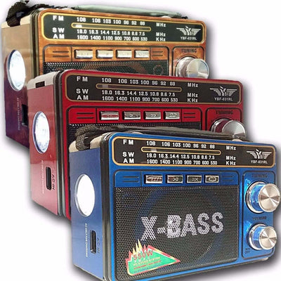 Cassa Portatile Speaker 031tvf Mp3 Usb Card Sd Radio Am Fm Sv 3 Band Torcia Led Elettronica e telefonia > Accessori Audio e Video > Casse Portatili Trade Shop italia - Napoli, Commerciovirtuoso.it