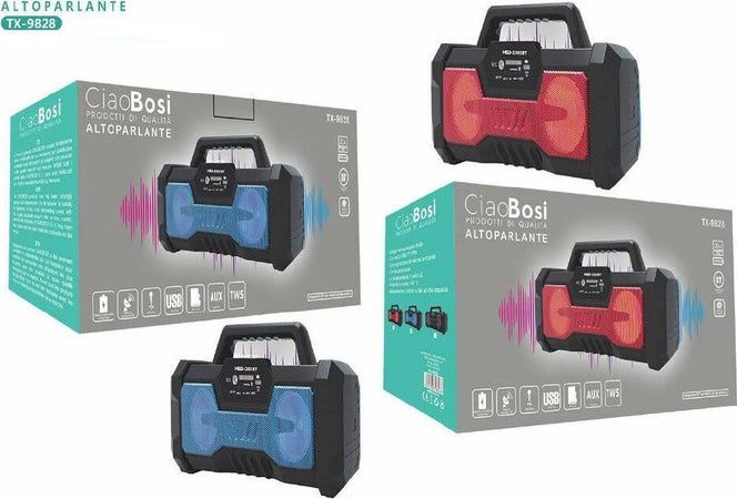 Cassa Speaker Altoparlante Bluetooth 20watt Tx-9828 Radio Fm Tf Usb Ricaricabile Elettronica/Audio e video portatile/Accessori/Casse portatili e Docking Station con altoparlanti/Casse portatili Bluetooth Trade Shop italia - Napoli, Commerciovirtuoso.it