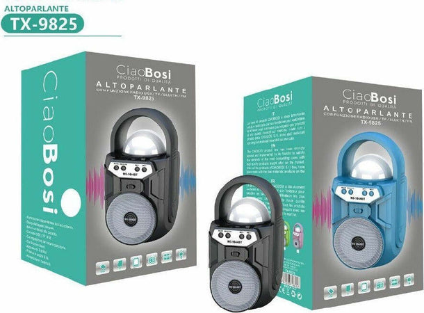 Cassa Speaker Altoparlante Bluetooth Portatile Tx-9825 Fm Tf Usb Aux Ricaricabile Elettronica/Audio e video portatile/Accessori/Casse portatili e Docking Station con altoparlanti/Casse portatili Bluetooth Trade Shop italia - Napoli, Commerciovirtuoso.it