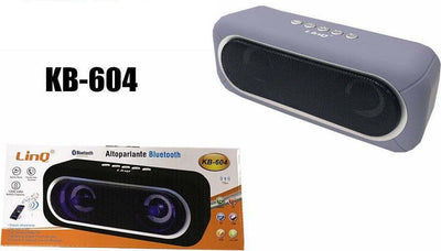 Cassa Speaker Altoparlante Bluetooth Radio Fm Microsd Usb Aux Tf Luce Led Kb-604 Elettronica/Audio e video portatile/Accessori/Casse portatili e Docking Station con altoparlanti/Casse portatili Bluetooth Trade Shop italia - Napoli, Commerciovirtuoso.it