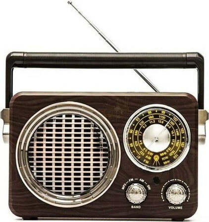 Cassa-Speaker-Altoparlante-Bluetooth-Usb-Vivavoce-Portatile-Vintage-Mk-612