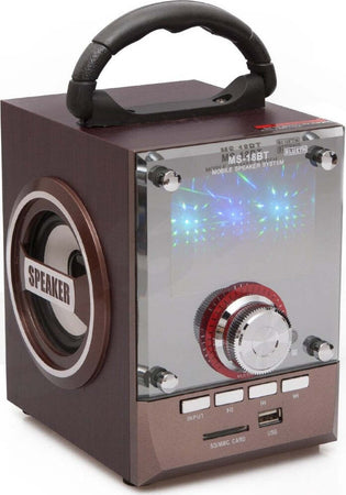 CASSA SPEAKER BLUETOOTH RICARICABILE RADIO USB SD AUX DISPLAY LED 5+5W MS-18BT Elettronica/Audio e video portatile/Accessori/Casse portatili e Docking Station con altoparlanti/Casse portatili Bluetooth Trade Shop italia - Napoli, Commerciovirtuoso.it