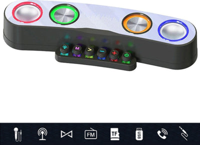 Cassa Wireless Bluetooth Speaker Gaming Desktop Laptop Pc Barra Audio Q-yx800 Elettronica/Audio e video portatile/Accessori/Casse portatili e Docking Station con altoparlanti/Casse portatili Bluetooth Trade Shop italia - Napoli, Commerciovirtuoso.it