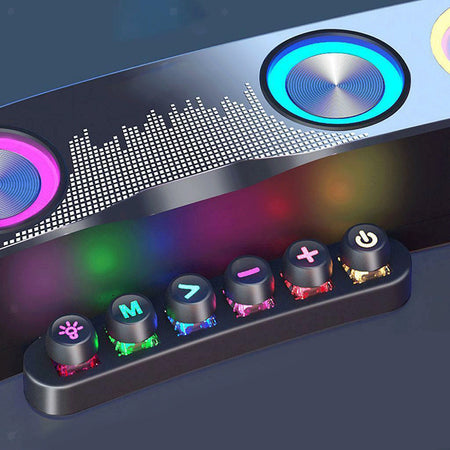 Cassa Wireless Bluetooth Speaker Gaming Desktop Laptop Pc Barra Audio Q-yx800 Elettronica/Audio e video portatile/Accessori/Casse portatili e Docking Station con altoparlanti/Casse portatili Bluetooth Trade Shop italia - Napoli, Commerciovirtuoso.it