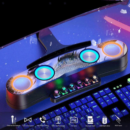 Cassa Wireless Bluetooth Speaker Gaming Desktop Laptop Pc Barra Audio Q-yx800 Elettronica/Audio e video portatile/Accessori/Casse portatili e Docking Station con altoparlanti/Casse portatili Bluetooth Trade Shop italia - Napoli, Commerciovirtuoso.it