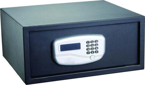 Cassaforte di sicurezza - serratura elettronica - 43 2x37x19 5 cm - 10 5 kg - nero - Iternet Cancelleria e prodotti per ufficio/Archivio ufficio e accessori per scrivania/Casseforti portamonete e contabanconote/Piccole casseforti per contanti e assegni Eurocartuccia - Pavullo, Commerciovirtuoso.it