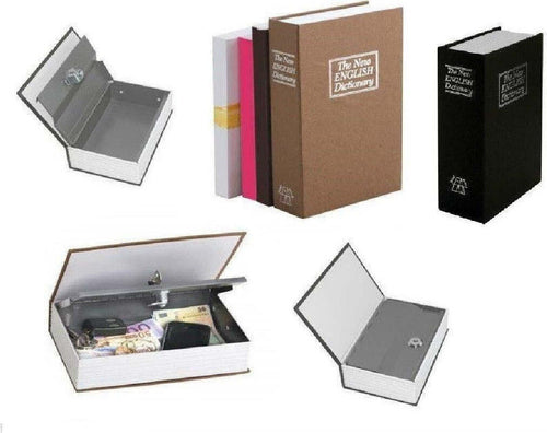 Cassaforte Di Sicurezza Finto Libro Piccolo Soldi E Salvadanaio + 2 Chiavi Fai da te/Sicurezza e protezione/Casseforti e accessori per la sicurezza/Casseforti a muro Trade Shop italia - Napoli, Commerciovirtuoso.it