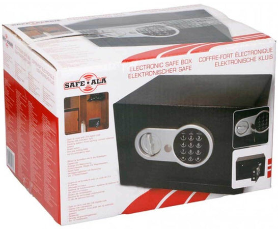 Cassaforte Digitale a Muro Cassetta Sicurezza Elettronica 31x20x20cm Casa Hotel