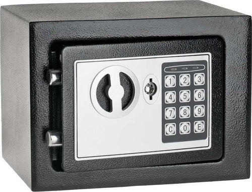 CASSAFORTE DIGITALE IN ACCIAIO CON TASTIERINO E CHIAVE PER L'APERTURA MANUALE  Trade Shop italia - Napoli, Commerciovirtuoso.it