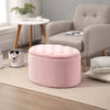 cassapanca-baule-ingresso-camera-da-letto-elegante-imbottita-pouf-tessuto-negozio-Contenitore-Ovale-e-Trapuntato-in-Velluto,-71x52x42cm,-Rosa-F838-176PKA