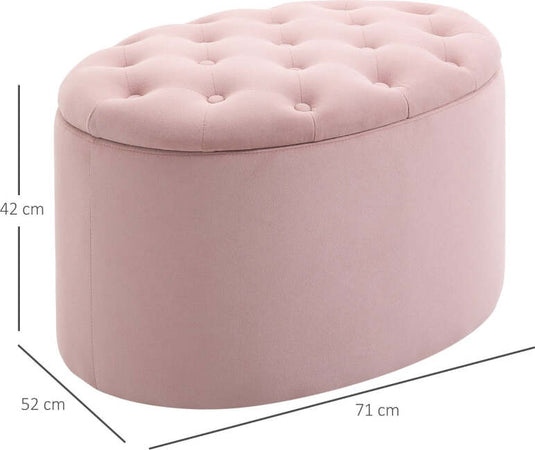 cassapanca-baule-ingresso-camera-da-letto-elegante-imbottita-pouf-tessuto-negozio-Contenitore-Ovale-e-Trapuntato-in-Velluto,-71x52x42cm,-Rosa-F838-176PKA