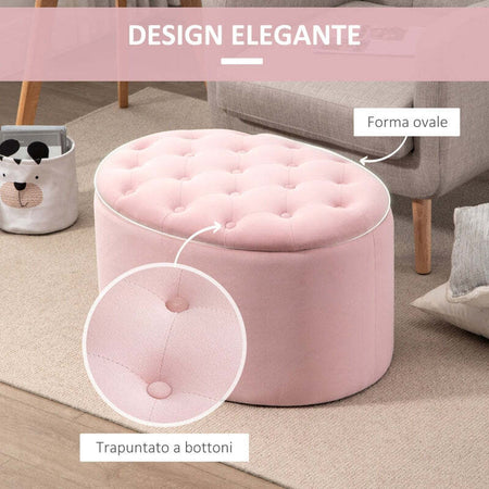 cassapanca-baule-ingresso-camera-da-letto-elegante-imbottita-pouf-tessuto-negozio-Contenitore-Ovale-e-Trapuntato-in-Velluto,-71x52x42cm,-Rosa-F838-176PKA