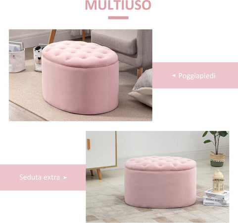 cassapanca-baule-ingresso-camera-da-letto-elegante-imbottita-pouf-tessuto-negozio-Contenitore-Ovale-e-Trapuntato-in-Velluto,-71x52x42cm,-Rosa-F838-176PKA