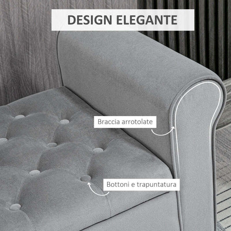 cassaPanca-FondoLetto-in-Tessuto-Vellutato-panca-con-Spazio-Portaoggetti-e-Braccioli-contenitore-baule-ingresso-camera-da-letto-elegante-imbottita-grande-pouf-tessuto-negozio-126x48.5x57-cm,-Grigio-F838-407V01GYA