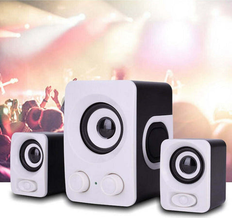 Casse Acustiche Pc 2.1 Speaker Audio Musica Mp3 Tv Aux Desktop Notebook Ft-q7 Informatica e Videogiochi > Accessori PC > Casse per PC Trade Shop italia - Napoli, Commerciovirtuoso.it