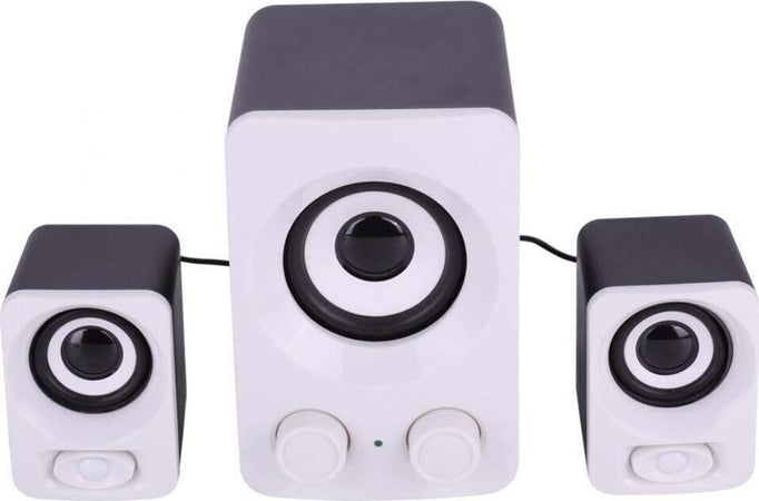 Casse Acustiche Pc 2.1 Speaker Audio Musica Mp3 Tv Aux Desktop Notebook Ft-q7 Informatica e Videogiochi > Accessori PC > Casse per PC Trade Shop italia - Napoli, Commerciovirtuoso.it