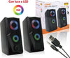 Casse-Altoparlanti-Stereo-Usb-2.0-Con-Luci-Led-Pc-Gaming-Rgb-Speaker-Tv-Mp3-A5005