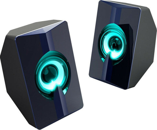 Casse Audio 2.0 Aux Usb Pc Altoparlanti Per Notebook 3 W X 2 Luce Rgb Ab-d377 Informatica e Videogiochi > Accessori PC > Casse per PC Trade Shop italia - Napoli, Commerciovirtuoso.it