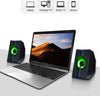 Casse-Audio-2.0-Aux-Usb-Pc-Altoparlanti-Per-Notebook-3-W-X-2-Luce-Rgb-Ab-d377