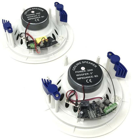 Casse Audio Bluetooth Altoparlanti Da Incasso Soffitto Cassa 20w Speaker Musica Gloriashoponline
