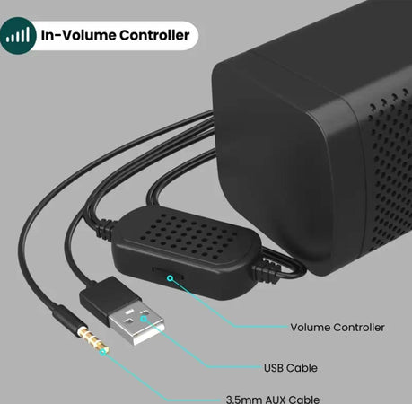 Casse Audio Soundbar Aux Usb Speaker Altoparlanti Con Luce Rgb Per Pc Notebook Informatica e Videogiochi > Accessori PC > Casse per PC Trade Shop italia - Napoli, Commerciovirtuoso.it
