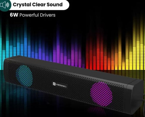 Casse-Audio-Soundbar-Aux-Usb-Speaker-Altoparlanti-Con-Luce-Rgb-Per-Pc-Notebook