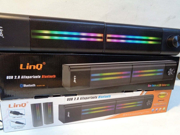 Casse Soundbar Barra Audio Usb 2.0 Speaker Blutooth Led Rgb Home Theatre Pk6807 Elettronica/Home Audio e Hi-Fi/Altoparlanti/Soundbar Trade Shop italia - Napoli, Commerciovirtuoso.it