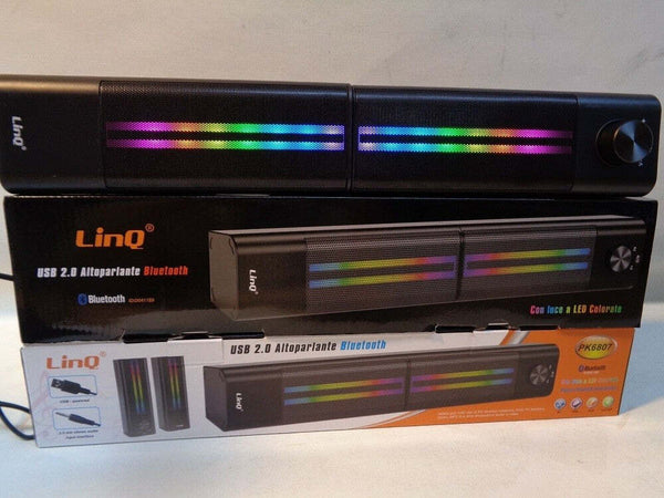 Casse Soundbar Barra Audio Usb 2.0 Speaker Blutooth Led Rgb Home Theatre Pk6807 Elettronica/Home Audio e Hi-Fi/Altoparlanti/Soundbar Trade Shop italia - Napoli, Commerciovirtuoso.it