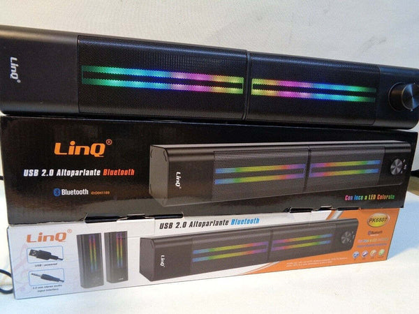 Casse Soundbar Barra Audio Usb 2.0 Speaker Blutooth Led Rgb Home Theatre Pk6807 Elettronica/Home Audio e Hi-Fi/Altoparlanti/Soundbar Trade Shop italia - Napoli, Commerciovirtuoso.it