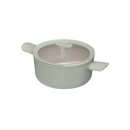 Casseruola Antiaderente con Coperchio 24 cm – Berghoff Balance Sage 3950452