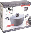Casseruola Da Cucina Pentola Con Coperchio In Vetro Temperato E Valvola Vapore Rivestimento Antiaderente Stone Casa e cucina/Pentole padelle e pirofile/Pentole e padelle/Casseruole Puleo Casa - Palermo, Commerciovirtuoso.it