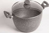 Casseruola Da Cucina Pentola Con Coperchio In Vetro Temperato E Valvola Vapore Rivestimento Antiaderente Stone Casa e cucina/Pentole padelle e pirofile/Pentole e padelle/Casseruole Puleo Casa - Palermo, Commerciovirtuoso.it
