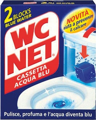 Cassetta Acqua Blu - 2 tavolette - WC Net Casa e cucina/Detergenti e prodotti per la pulizia/Detergenti per la casa/Detergenti multiuso Eurocartuccia - Pavullo, Commerciovirtuoso.it