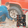 Cassetta-Attrezzi-da-lavoro-Completa-di-126-Pezzi-Trapano-Avvitatore-Doppia-Batteria-12V-pinze-chiavi-cacciaviti-punte
