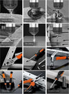 Cassetta-Attrezzi-da-lavoro-Completa-di-126-Pezzi-Trapano-Avvitatore-Doppia-Batteria-12V-pinze-chiavi-cacciaviti-punte