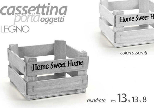 Cassetta Cassettina Porta Oggetti In Legno Quadrata 13x13x8cm Vari Colori 763786 Casa e cucina/Organizzazione interni/Contenitori ceste e cestini/Cestini portaoggetti/Cestini da scaffale Trade Shop italia - Napoli, Commerciovirtuoso.it