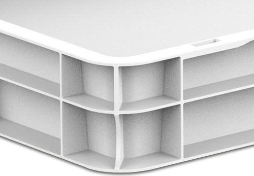 Cassetta chiusa per alimenti, bianca sovrapponibile non forata da 60 x 40 cm Giardino e giardinaggio/Giardinaggio/Carrelli contenitori e vagoni/Sacchi per i rifiuti La Zappa - Altamura, Commerciovirtuoso.it