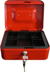 CASSETTA DI SICUREZZA PORTAVALORI CON VASSOIO PORTAMONETE + 2 CHIAVI 20 x 16 CM  Trade Shop italia - Napoli, Commerciovirtuoso.it