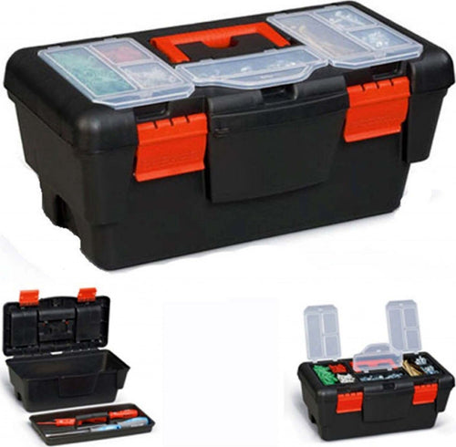 CASSETTA PORTA ATTREZZI PORTA UTENSILI IN PLASTICA CON 10 SCOMPARTI 50X30X22CM Fai da te/Organizzazione casa e magazzini/Organizzazione di utensili/Cassette porta attrezzi Trade Shop italia - Napoli, Commerciovirtuoso.it