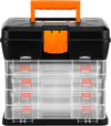 Cassetta Porta Attrezzi Porta Utensili In Plastica Con Cassetti 27x18x26,5cm Casa, arredamento e bricolage > Bricolage e fai da te > Cassette Attrezzi Trade Shop italia - Napoli, Commerciovirtuoso.it